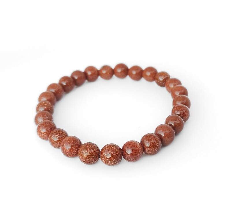 Gold Sandstone bracelet - Confidence &amp; Creativity