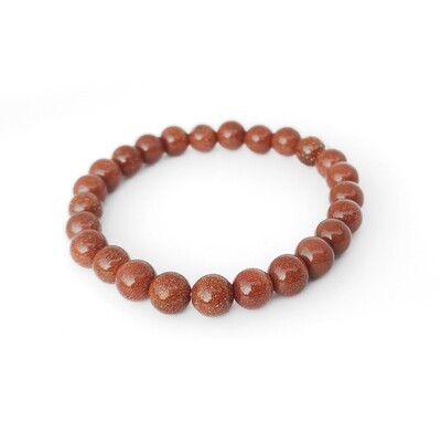 Gold Sandstone gemstone bracelet