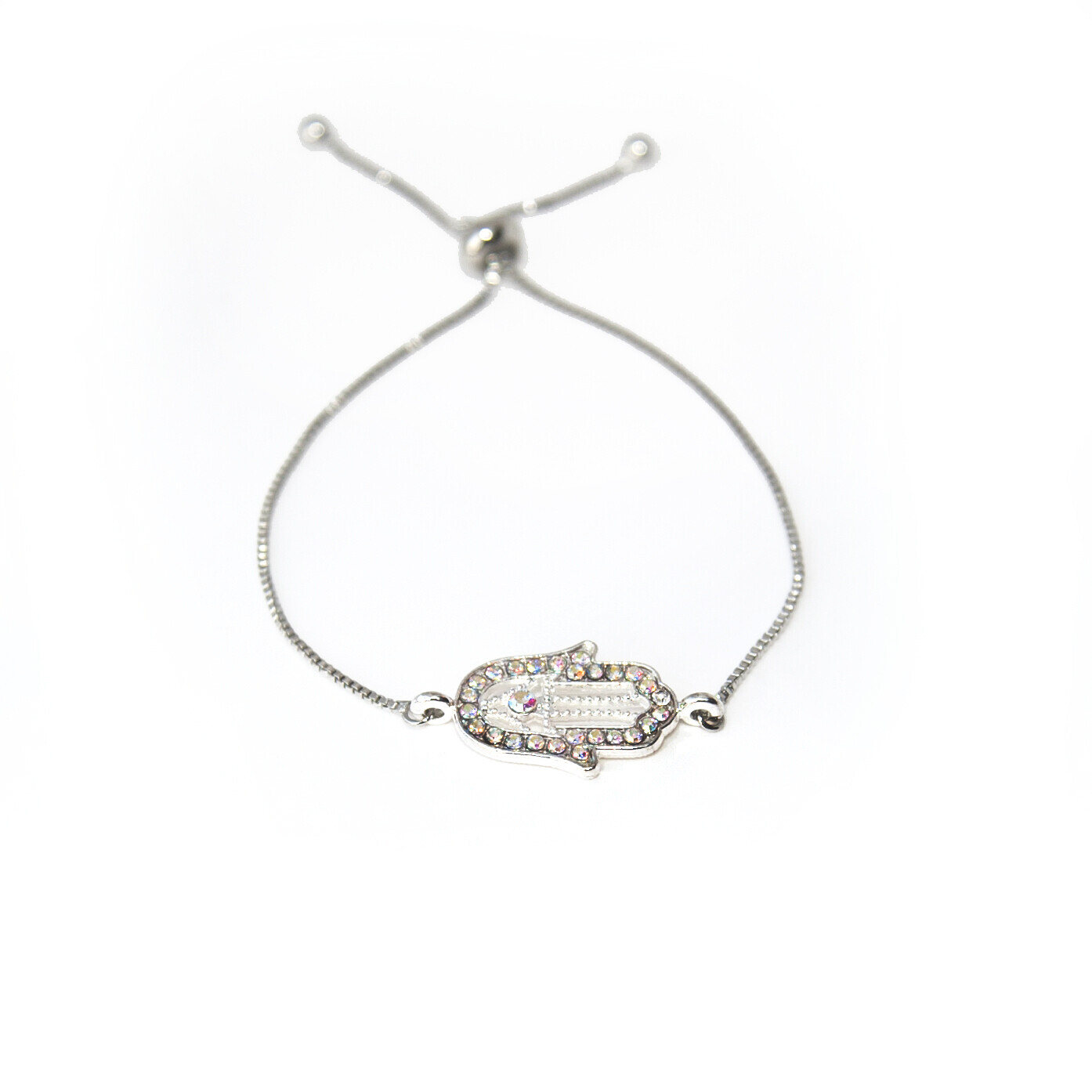 Hamsa Hand Elegant Rhinestone Bracelet
