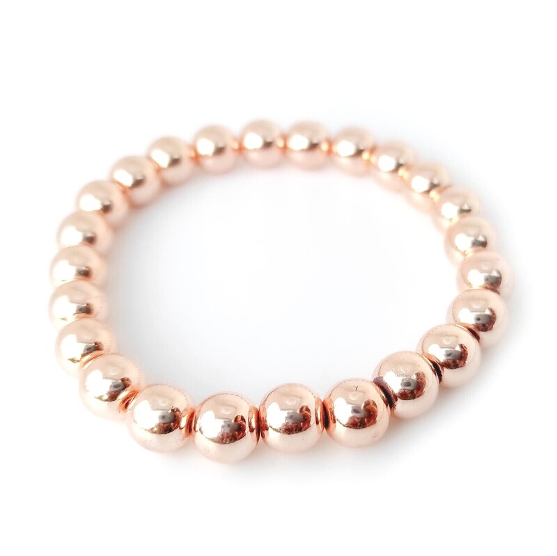 Rose gold Hematite bracelet