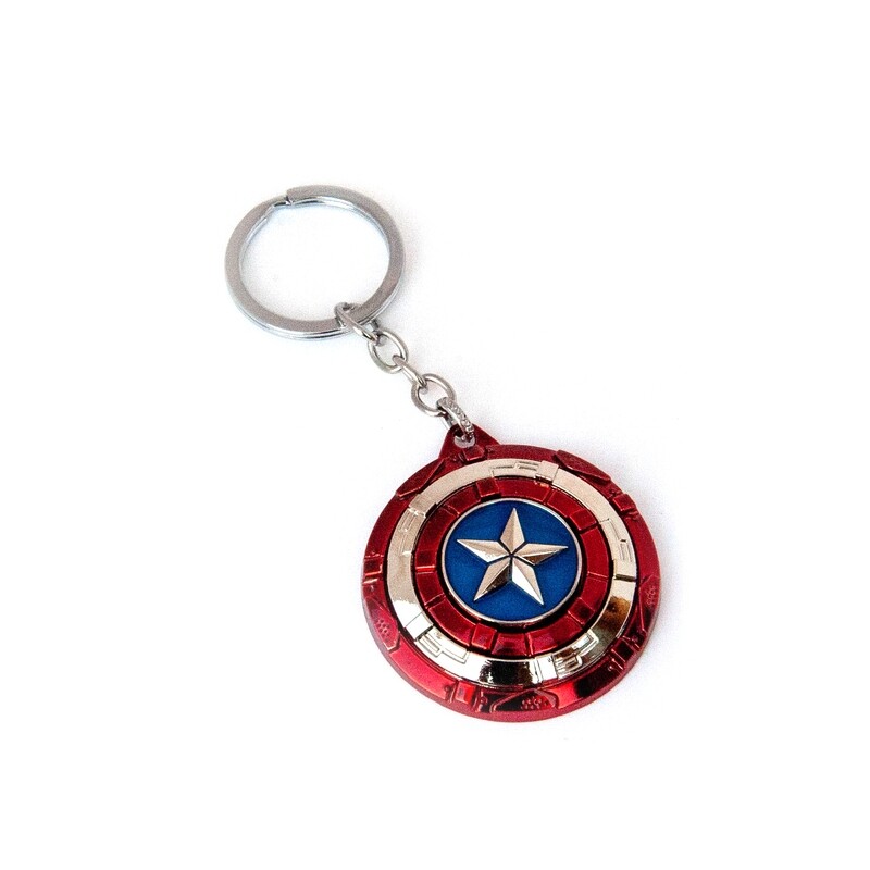 Captain America shield key chain