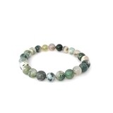 Moss Agate gemstone bracelet