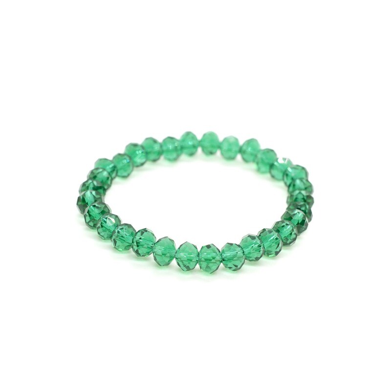 RG - LARGE MULTI GREEN CRYSTAL - BRACELET main image 1