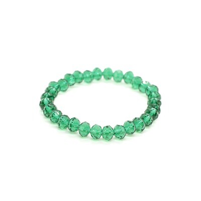 Green crystal bracelet
