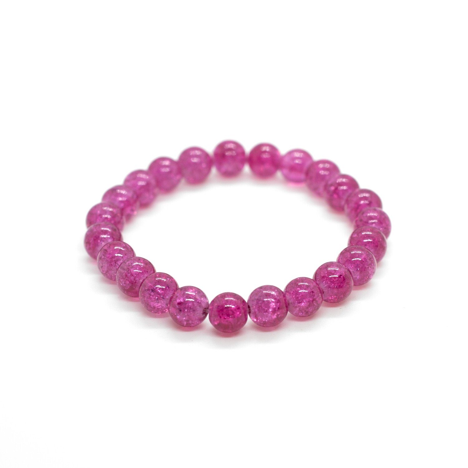 Pink beaded bracelet