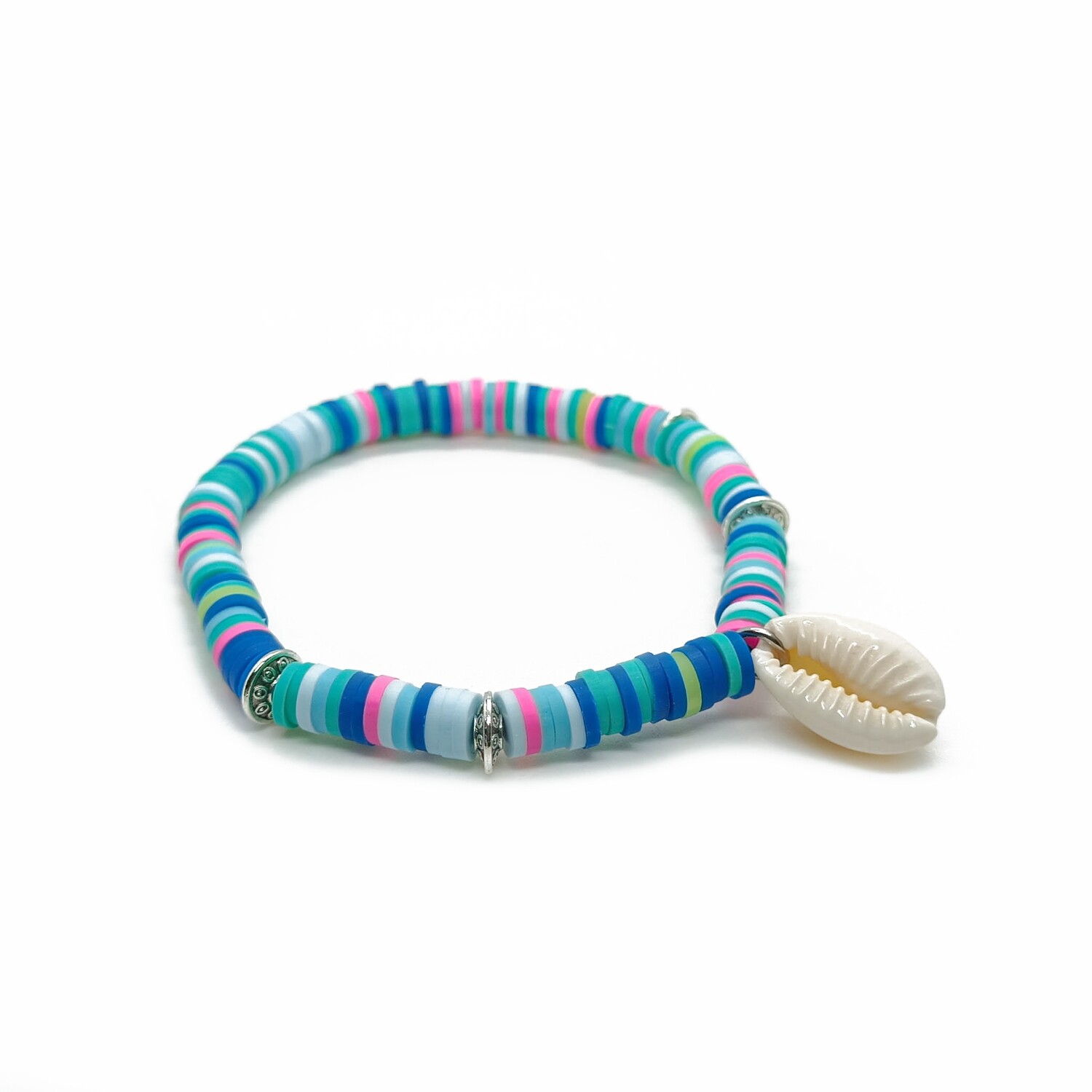 Multi-colour Cowrie Shell bracelet