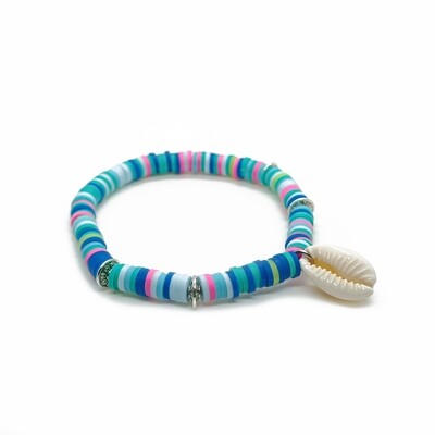 Multi-colour Cowrie Shell bracelet