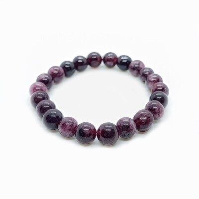 Garnet gemstone bracelet - Passion &amp; Energy