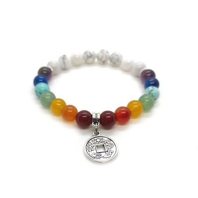 Feng Shui Chakra bracelet - Wealth and Peace