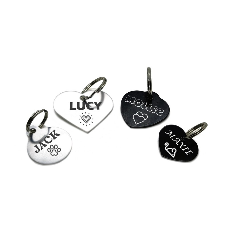 Personalised Engraved Aluminum Pet ID Tag