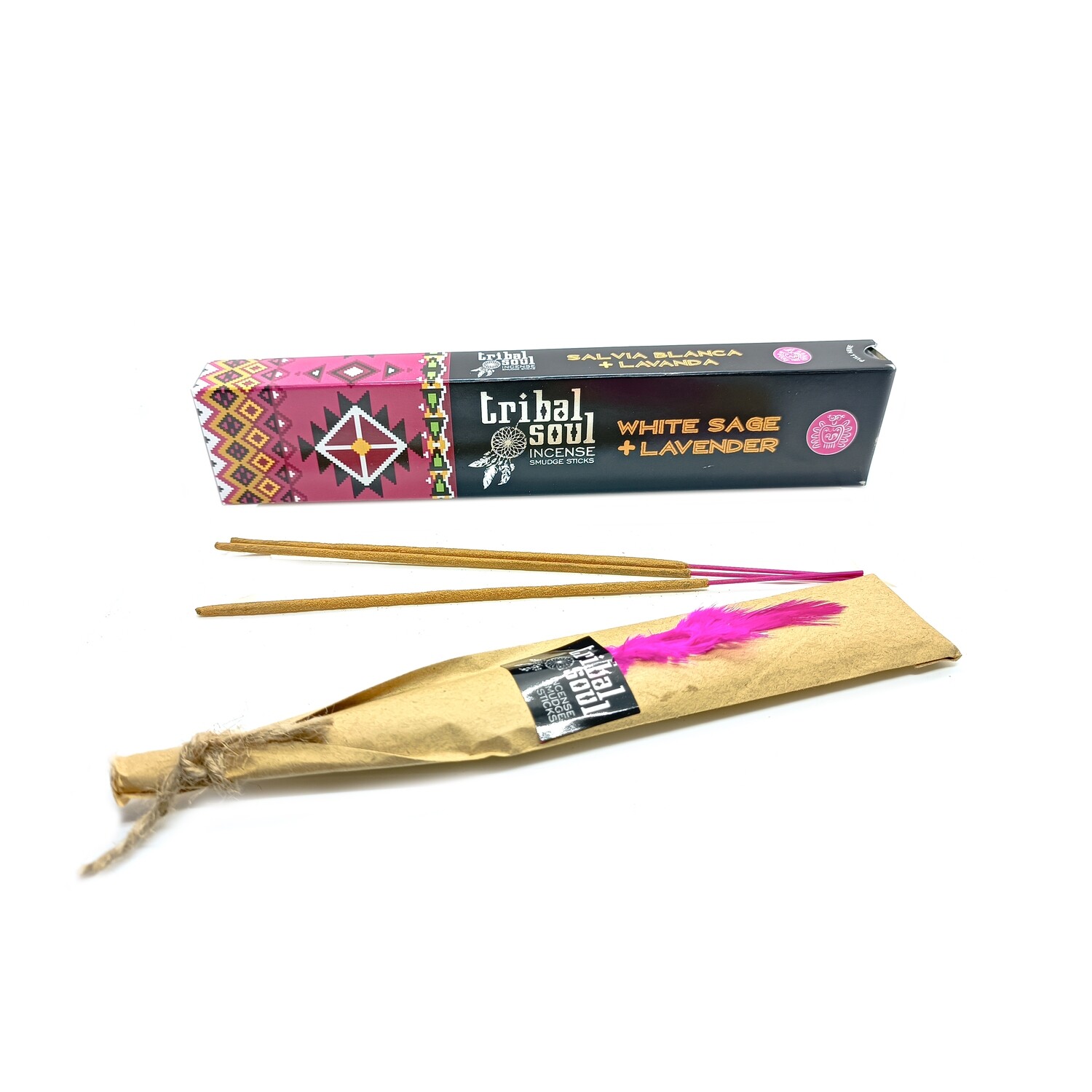 White Sage and Lavender - Tribal Soul Incense Smudge Sticks