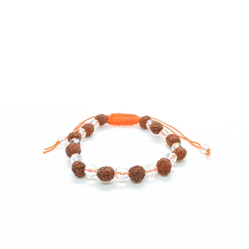 Adjustable Rudraksha bracelet