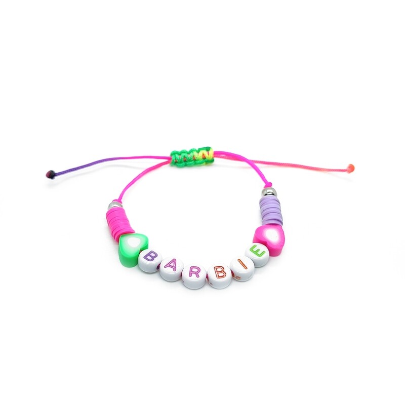 Kids adjustable Barbie bracelet