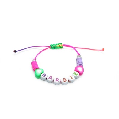 Kids adjustable Barbie bracelet