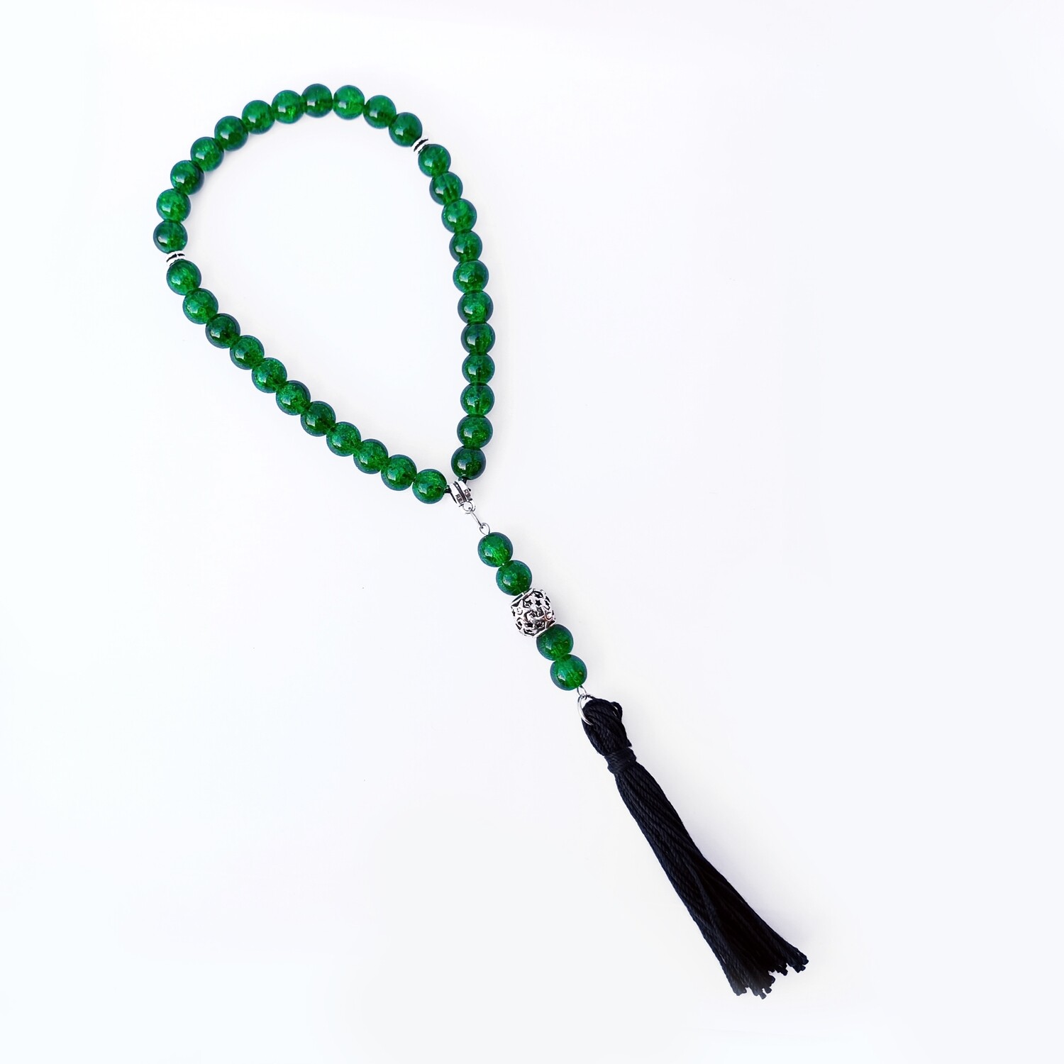 Green prayer beads/Tasbih