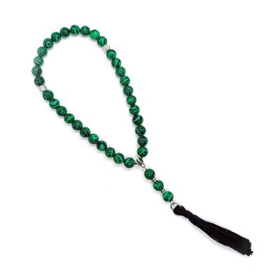 Malachite prayer beads/Tasbih