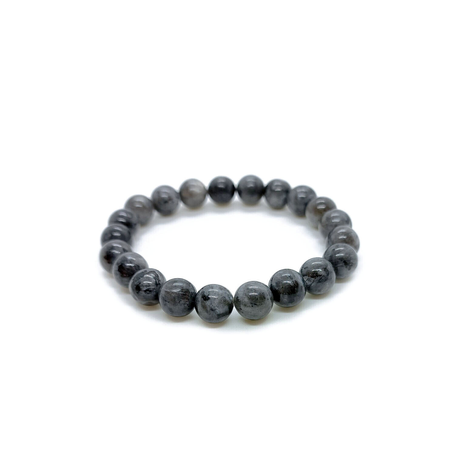 Dark Grey Labradorite gemstone bracelet (8mm)