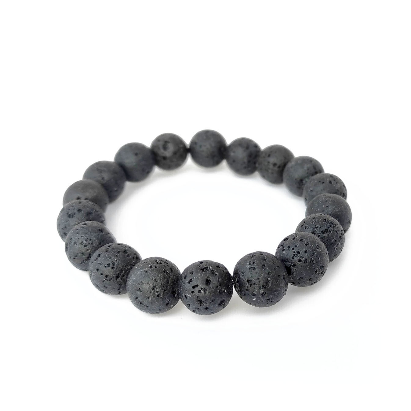 Lava Rock bracelet (10mm)