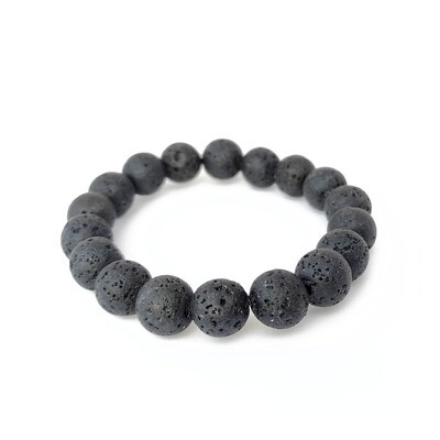 Lava Rock bracelet (10mm)