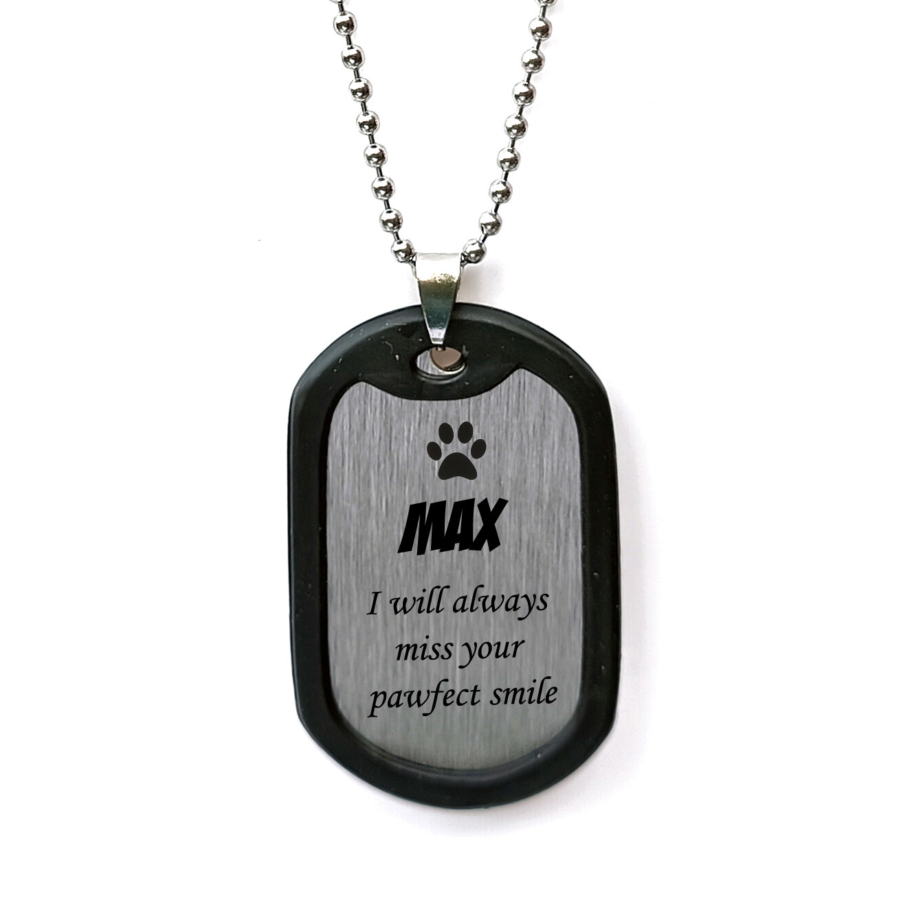 Personalised Engraved Pet Necklace