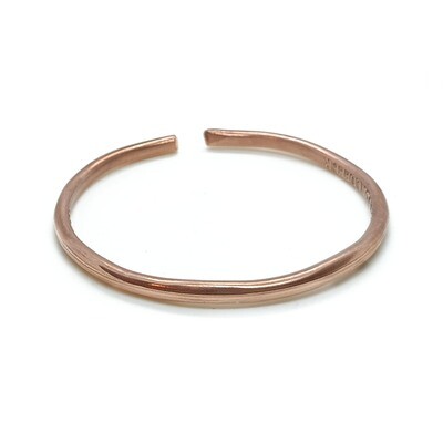 Adjustable copper bangle for men and women