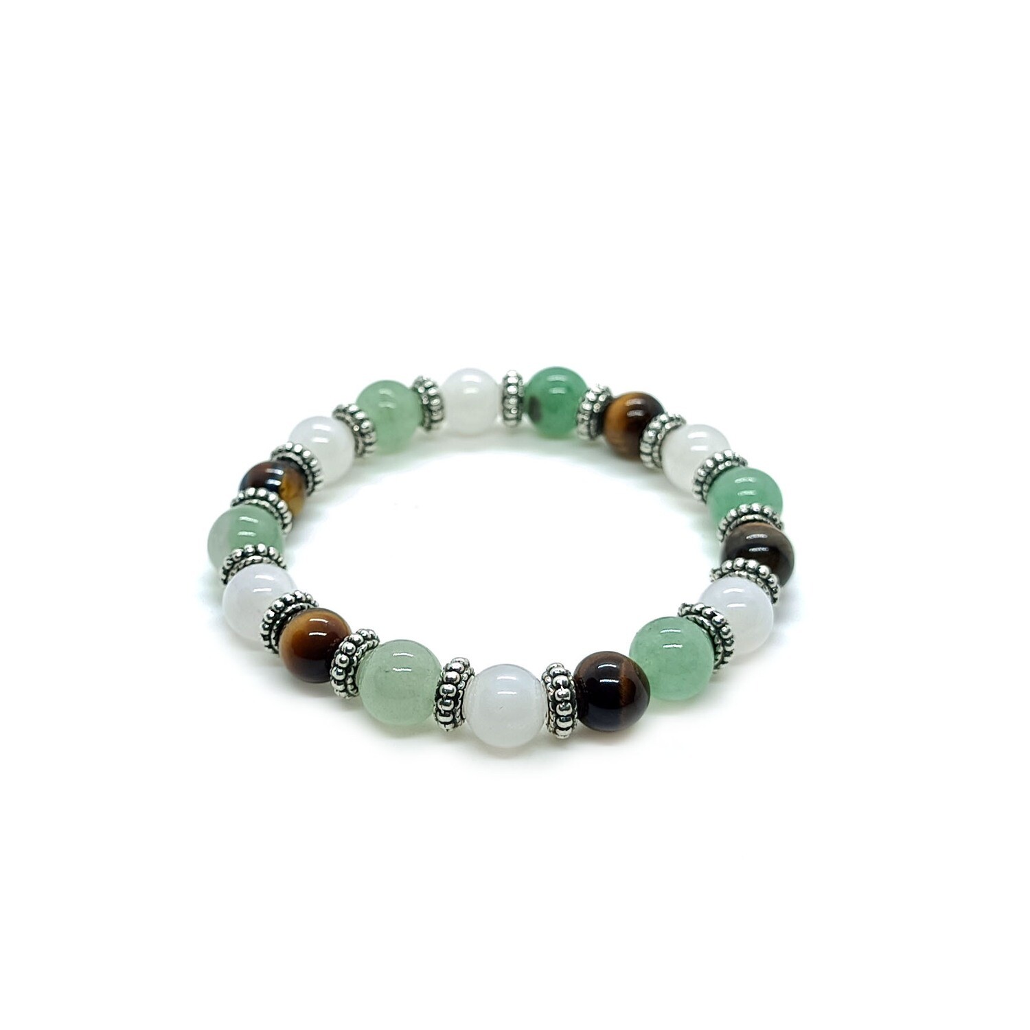 Rose Quartz, Aventurine and Tigers Eye bracelet - &quot;Harmony and Abundance&quot;