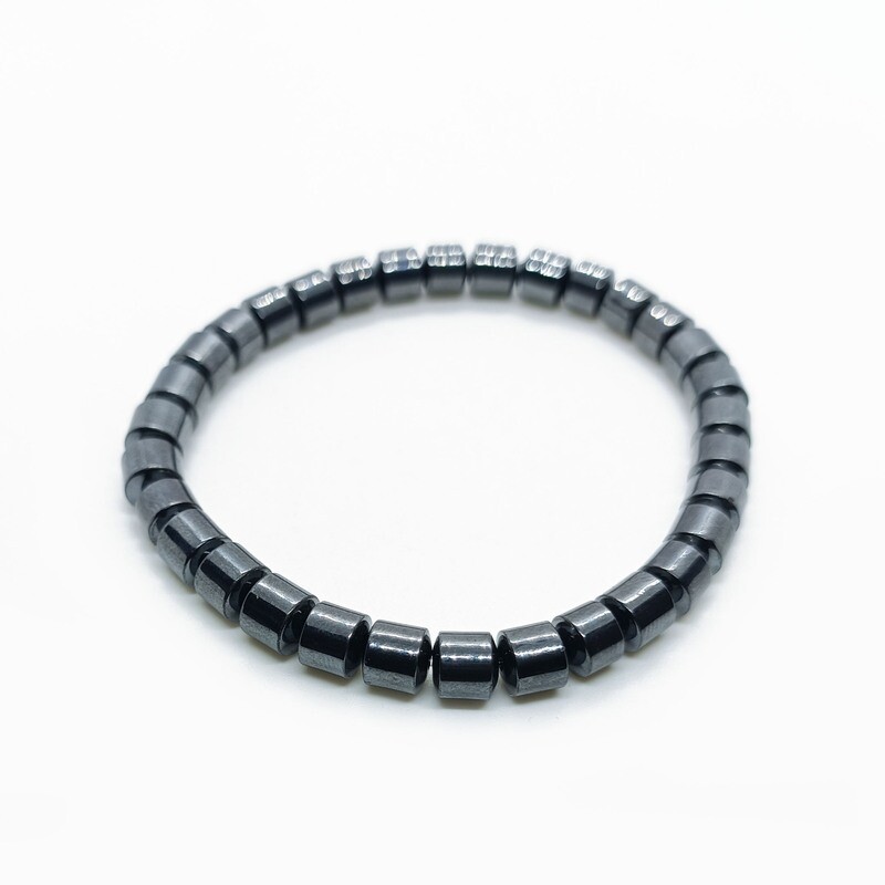 Hematite bracelet (Column 6mm)