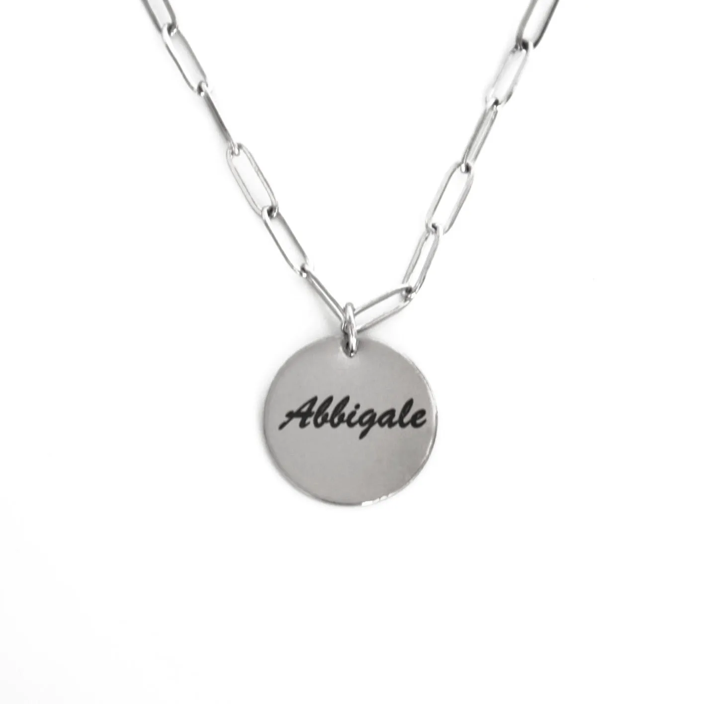 Personalised Engraved Name Necklace