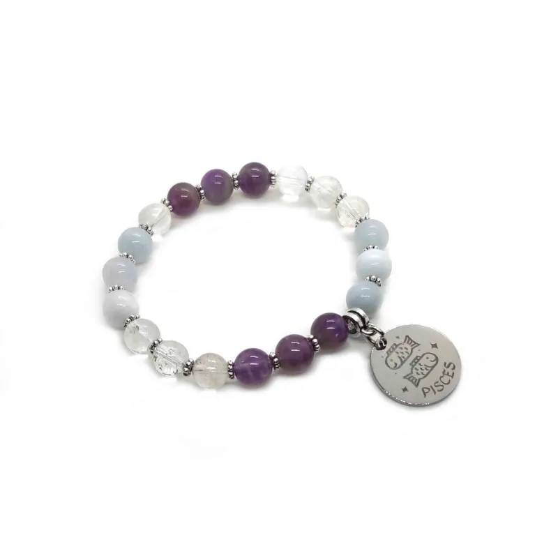 Personalised Zodiac Bracelet - Pisces