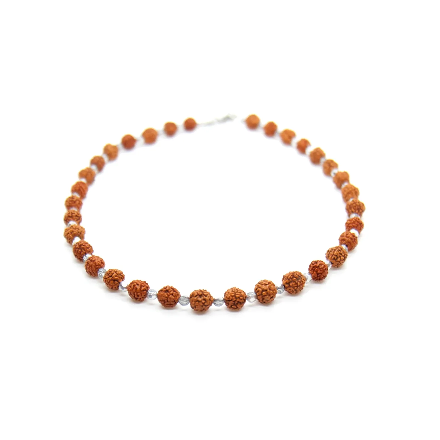Rudraksha &amp; Crystal Choker – Elegant Spiritual Style for Everyday Calm