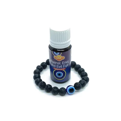 Evil Eye Bracelet and Essential Oil Set