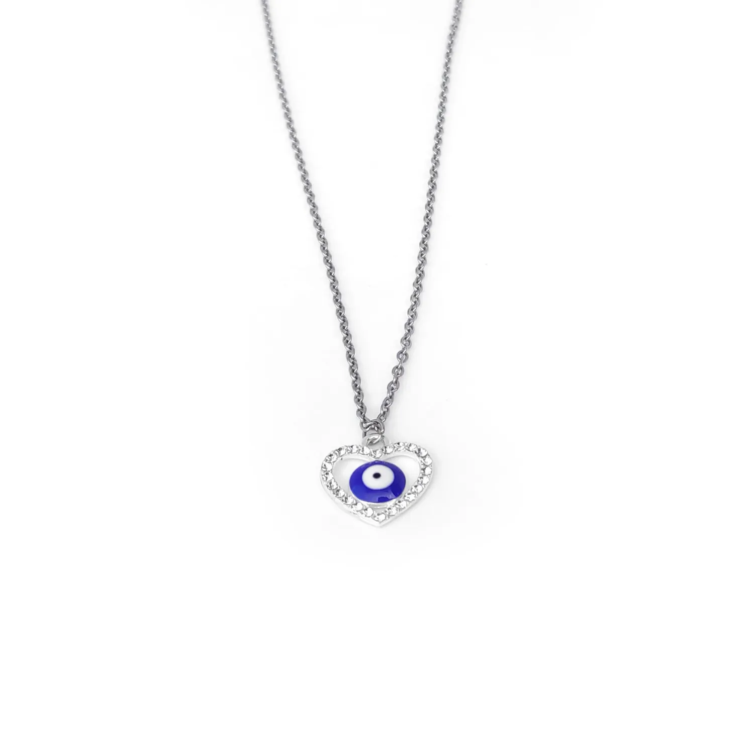 Heart Evil Eye necklace