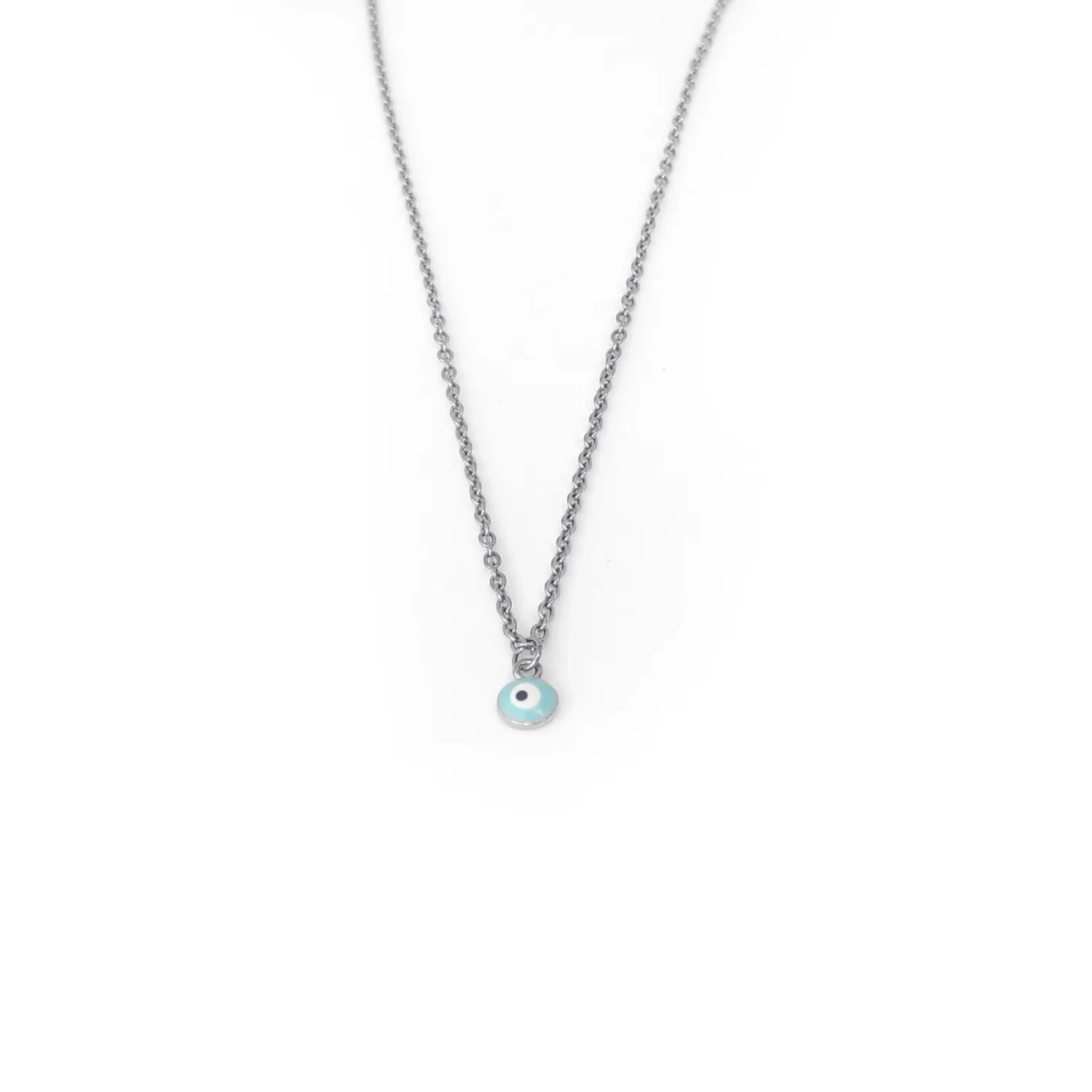 Evil Eye necklace (Light Blue)