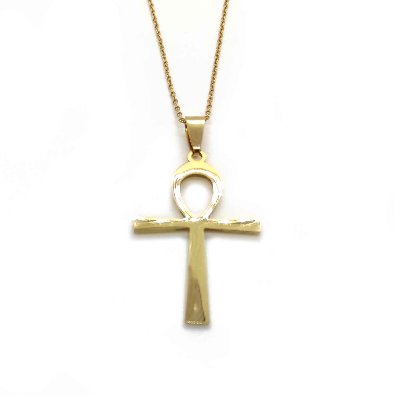 Ankh necklace (Gold toned)