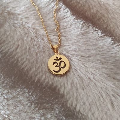 Aum (Om) necklace (Gold plated)
