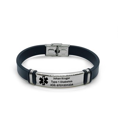 Personalised Medical Alert Bracelet
