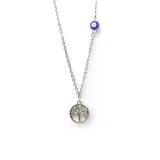 Tree of Life and Evil Eye necklace 