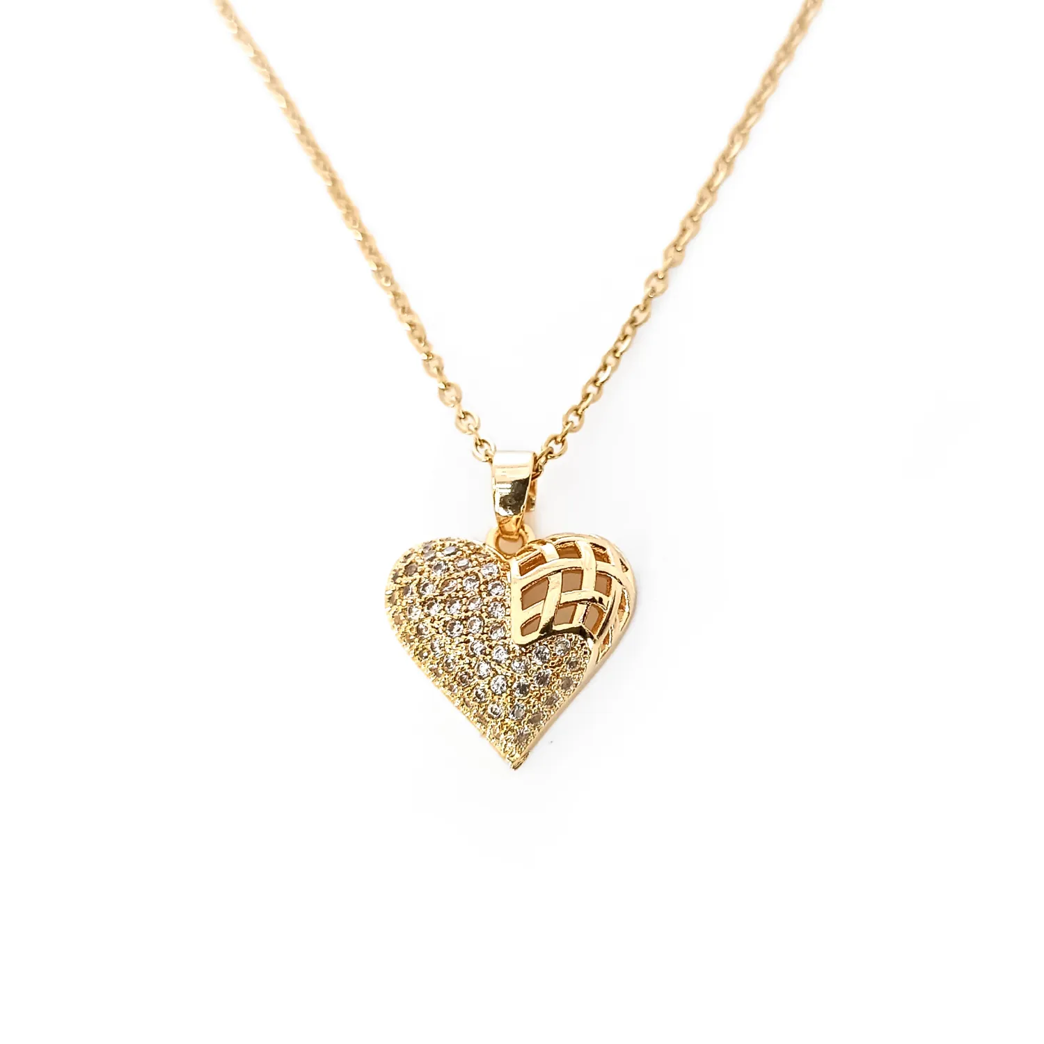Elegant Heart Cage Necklace