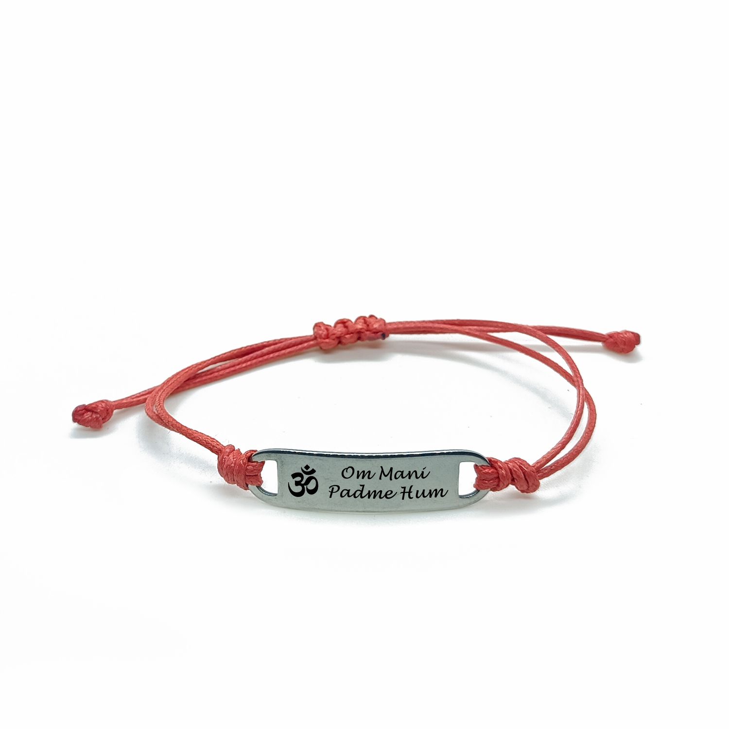 Adjustable Personalised Mantra Bracelet