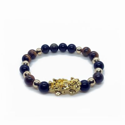 Pi Xiu Dragon Obsidian Bracelet - Wealth and protection