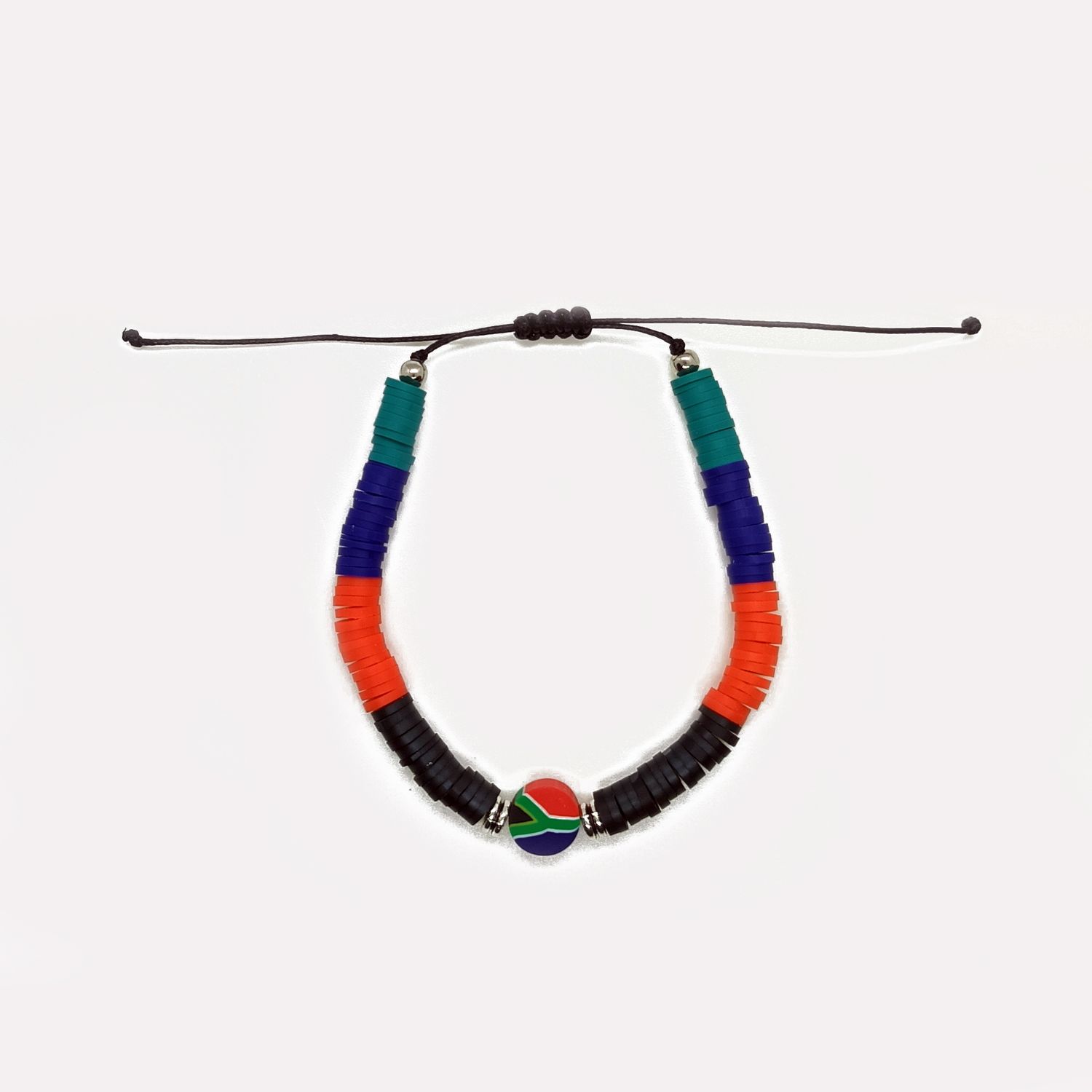 South Africa Flag Heritage Bracelet - Adjustable