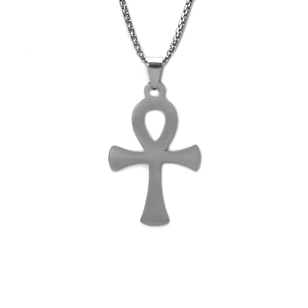 Ankh necklace (Silver Tone)