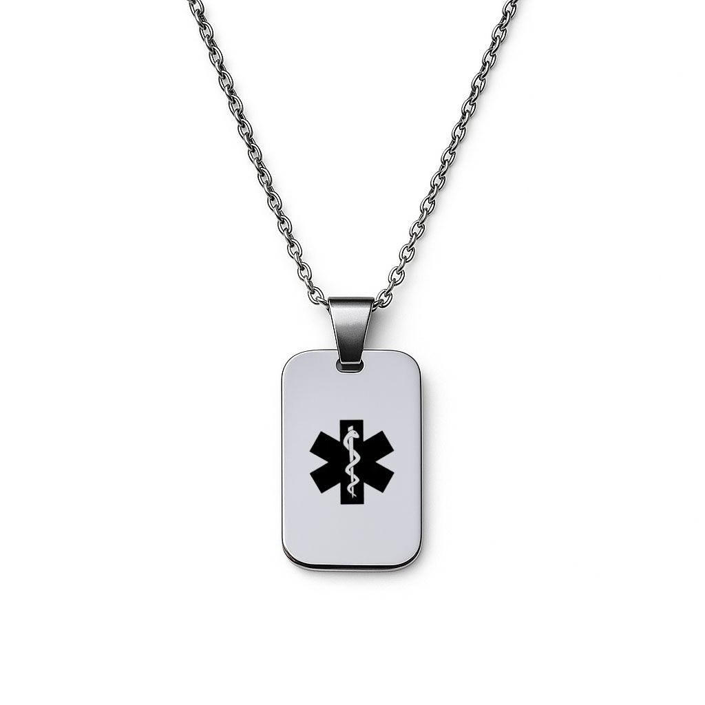 Personalised Medical Alert Necklace