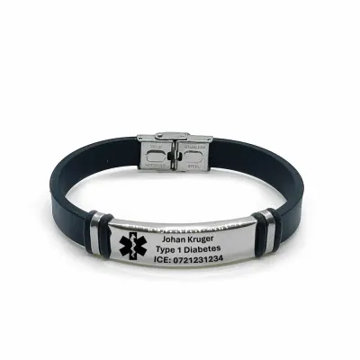 Personalised Medical Alert Bracelet