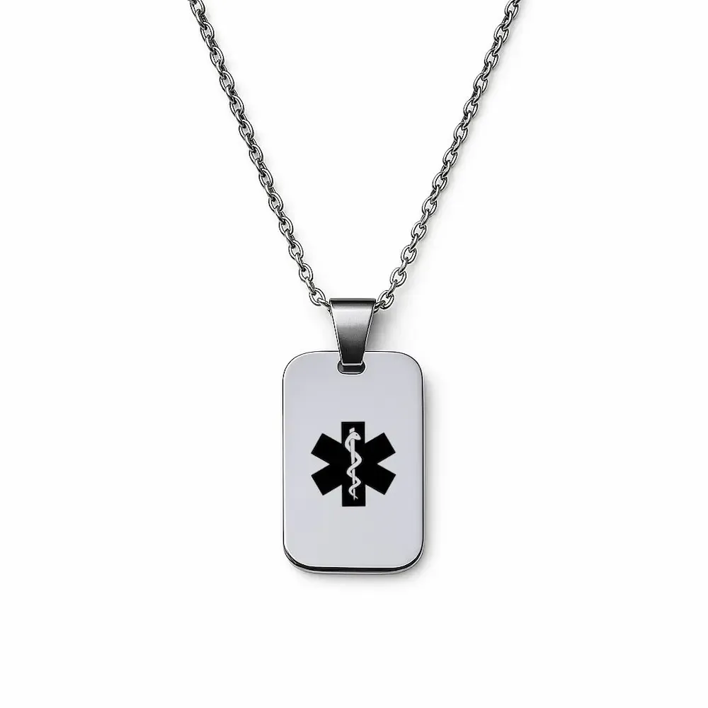 Personalised Medical Alert Necklace