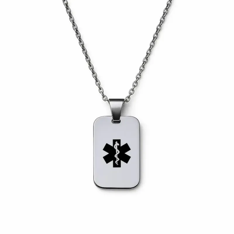 Personalised Medical Alert Necklace