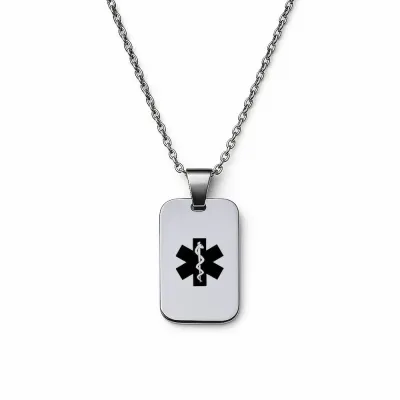 Personalised Medical Alert Necklace