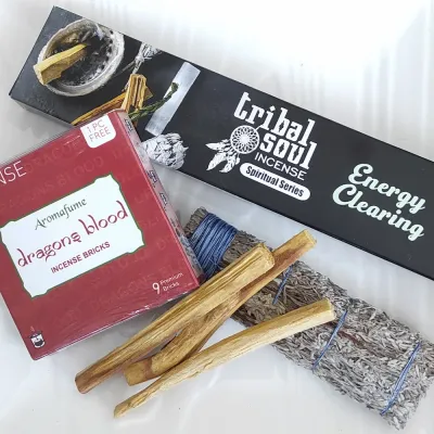 Incense sticks, sage bundles and palo santo – Dainty à la Mode Incense &amp; Energy Clearing Collection