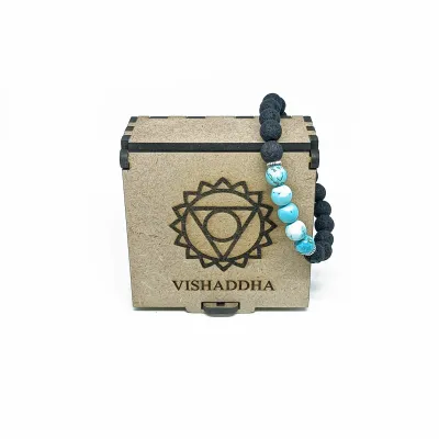 Chakra bracelet Set - Throat (Vishaddha) - Communication