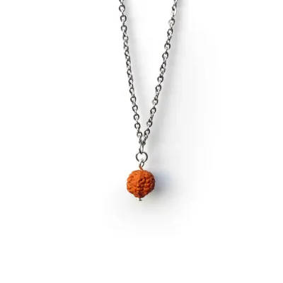 Minimal Rudraksha Necklace – Simple Grounding for Everyday Balance